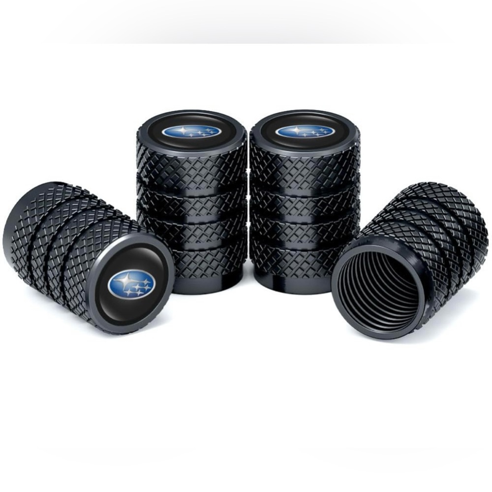 Subaru tire valve stem caps set of 4